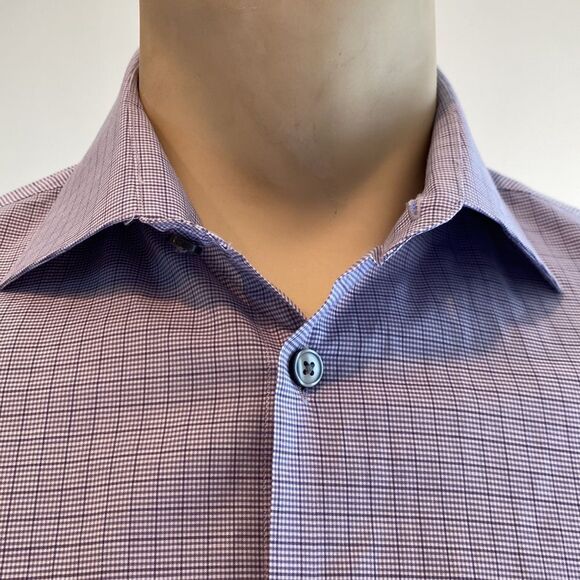JOHN VARVATOS USA Modern Fit Long Sleeve Button Up Shirt. 15.5”(32/33) Slim fit - Picture 2 of 10